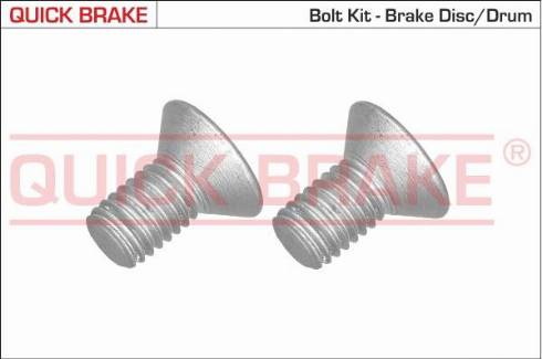 OJD Quick Brake 11669K - Болт, диск гальмівного механізму autocars.com.ua