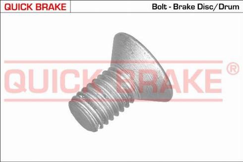 OJD Quick Brake 11669 - Болт, корпус скоби гальма autocars.com.ua