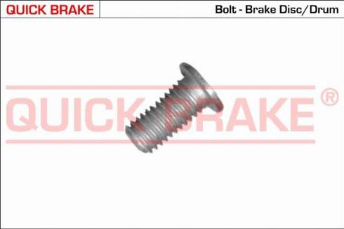 OJD Quick Brake 11672 - Болт, корпус скоби гальма autocars.com.ua