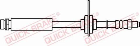 OJD Quick Brake 32.711 - Гальмівний шланг autocars.com.ua