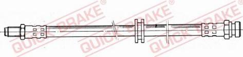 OJD Quick Brake 32.927 - Тормозной шланг avtokuzovplus.com.ua