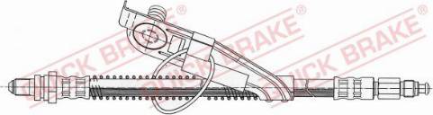 OJD Quick Brake 42.916 - Гальмівний шланг autocars.com.ua