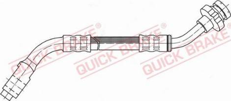 OJD Quick Brake 50.023 - Гальмівний шланг autocars.com.ua