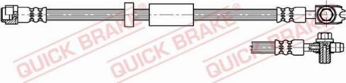 OJD Quick Brake 50.401X - Тормозной шланг avtokuzovplus.com.ua