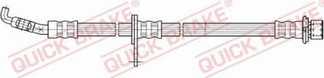 OJD Quick Brake 50.809 - Гальмівний шланг autocars.com.ua