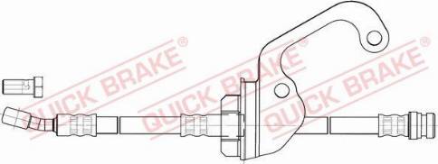 OJD Quick Brake 50.839X - Гальмівний шланг autocars.com.ua