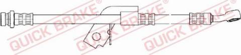 OJD Quick Brake 50.867 - Тормозной шланг avtokuzovplus.com.ua