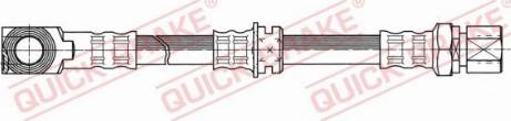 OJD Quick Brake 50.975 - Гальмівний шланг autocars.com.ua