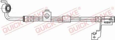 OJD Quick Brake 58.913X - Гальмівний шланг autocars.com.ua