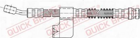 OJD Quick Brake 58.955 - Тормозной шланг autodnr.net