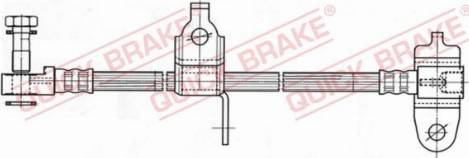OJD Quick Brake 59.977X - Гальмівний шланг autocars.com.ua