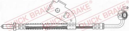 OJD Quick Brake 70.902 - Тормозной шланг avtokuzovplus.com.ua