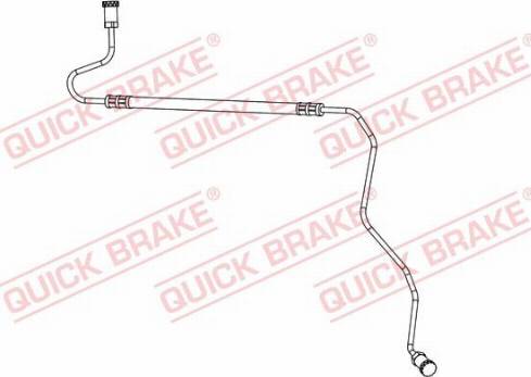 OJD Quick Brake 96.017 - Тормозной шланг autodnr.net