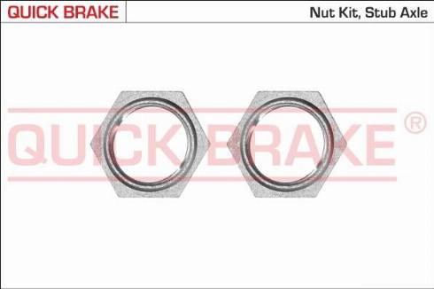 OJD Quick Brake 9802K - Гайка, шейка оси avtokuzovplus.com.ua