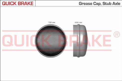 OJD Quick Brake 9821 - Кришка / захисний ковпак autocars.com.ua