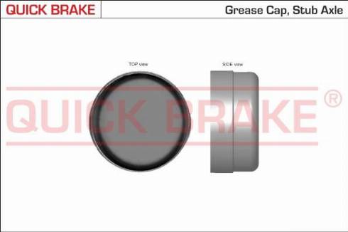 OJD Quick Brake 9823 - Крышка / защитный колпак avtokuzovplus.com.ua