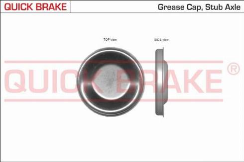 OJD Quick Brake 9826 - Крышка / защитный колпак avtokuzovplus.com.ua