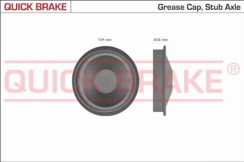 OJD Quick Brake 9828 - Крышка / защитный колпак avtokuzovplus.com.ua