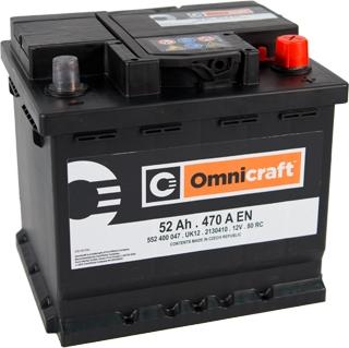 Omnicraft 2130410 - Стартерная аккумуляторная батарея, АКБ autodnr.net