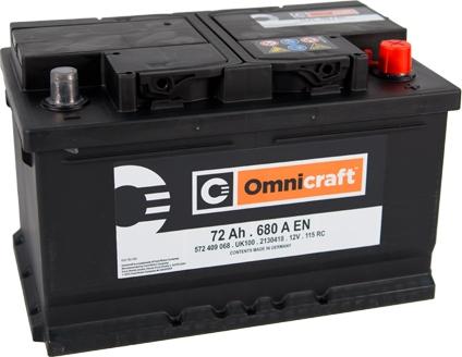 Omnicraft 2130418 - Стартерная аккумуляторная батарея, АКБ autodnr.net