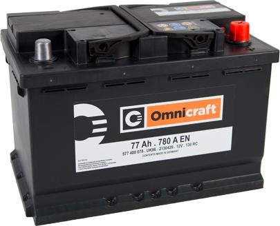 Omnicraft 2130426 - Стартерна акумуляторна батарея, АКБ autocars.com.ua