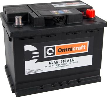 Omnicraft 2130428 - Стартерна акумуляторна батарея, АКБ autocars.com.ua