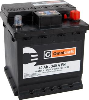 Omnicraft 2130438 - Стартерна акумуляторна батарея, АКБ autocars.com.ua