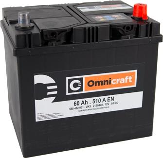 Omnicraft 2130440 - Стартерная аккумуляторная батарея, АКБ autodnr.net