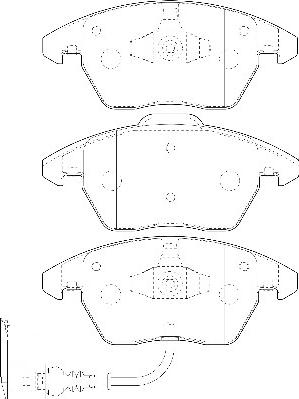 Omnicraft 2134844 - Гальмівні колодки, дискові гальма autocars.com.ua