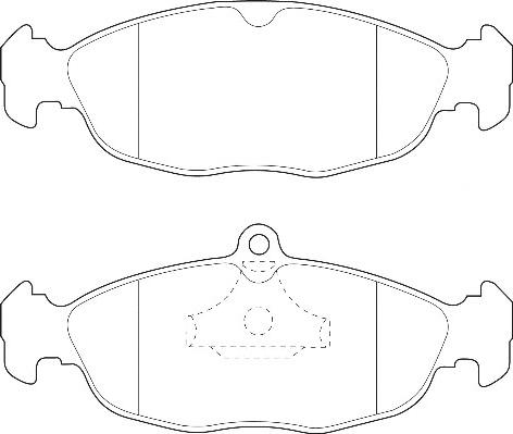 Omnicraft 2134920 - Тормозные колодки, дисковые, комплект autodnr.net