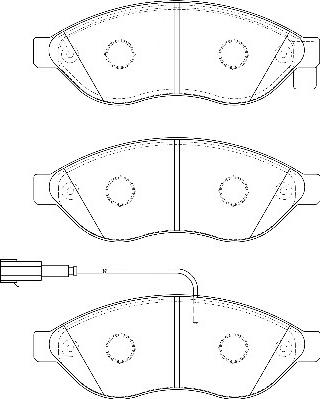 Omnicraft 2134932 - Тормозные колодки, дисковые, комплект autodnr.net