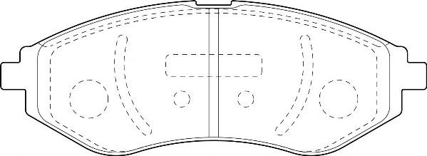 Omnicraft 2134934 - Тормозные колодки, дисковые, комплект autodnr.net