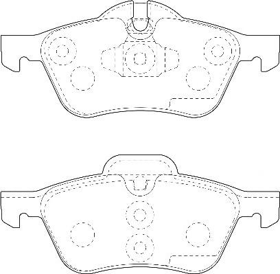 Omnicraft 2134988 - Гальмівні колодки, дискові гальма autocars.com.ua