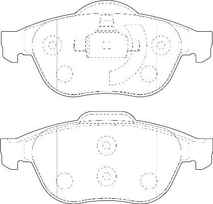 Omnicraft 2135029 - Гальмівні колодки, дискові гальма autocars.com.ua