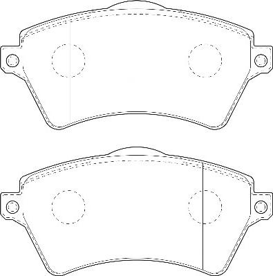 Omnicraft 2135034 - Гальмівні колодки, дискові гальма autocars.com.ua