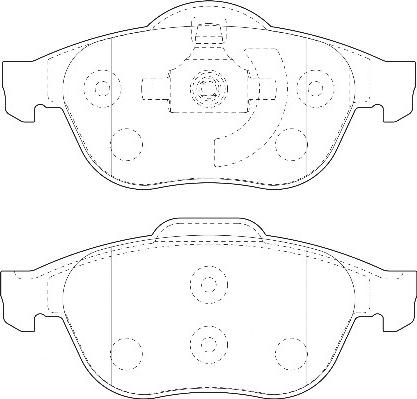 Omnicraft 2135126 - Гальмівні колодки, дискові гальма autocars.com.ua