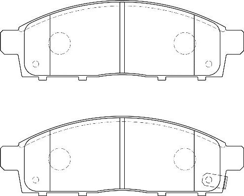 Omnicraft 2135172 - Гальмівні колодки, дискові гальма autocars.com.ua