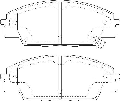 Omnicraft 2135188 - Гальмівні колодки, дискові гальма autocars.com.ua