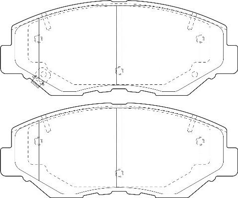 Omnicraft 2135190 - Тормозные колодки, дисковые, комплект autodnr.net