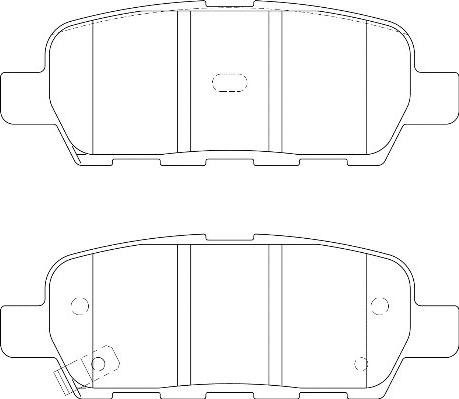 Omnicraft 2135624 - Гальмівні колодки, дискові гальма autocars.com.ua