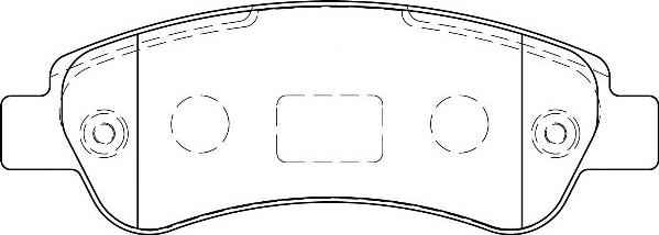 Omnicraft 2135666 - Тормозные колодки, дисковые, комплект autodnr.net