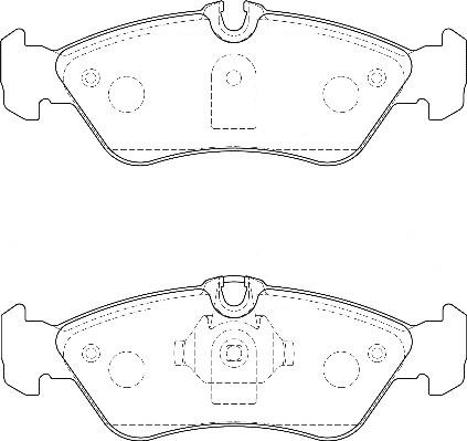 Omnicraft 2135704 - Гальмівні колодки, дискові гальма autocars.com.ua