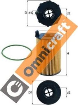 Omnicraft 2255833 - Масляний фільтр autocars.com.ua