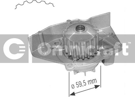 Omnicraft 2317250 - Водяний насос autocars.com.ua