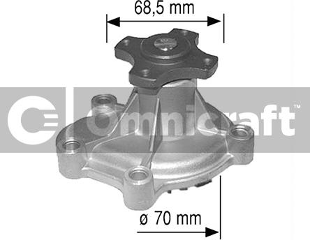 Omnicraft 2317272 - Водяний насос autocars.com.ua