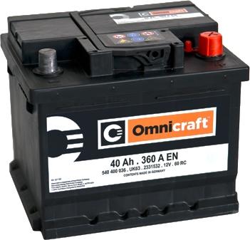 Omnicraft 2331532 - Стартерна акумуляторна батарея, АКБ autocars.com.ua