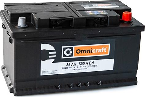 Omnicraft 2354656 - Стартерна акумуляторна батарея, АКБ autocars.com.ua