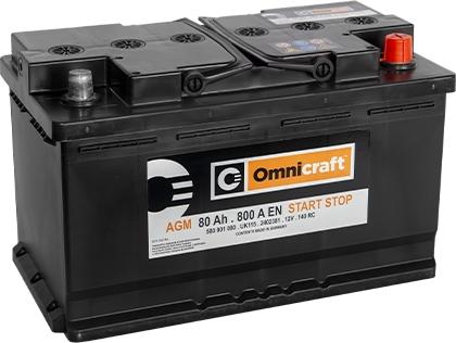 Omnicraft 2402381 - Стартерная аккумуляторная батарея, АКБ autodnr.net