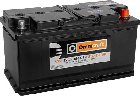 Omnicraft 2402383 - Стартерная аккумуляторная батарея, АКБ autodnr.net