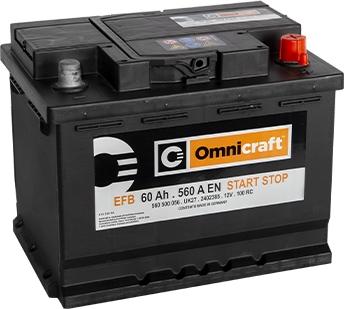 Omnicraft 2402385 - Стартерна акумуляторна батарея, АКБ autocars.com.ua